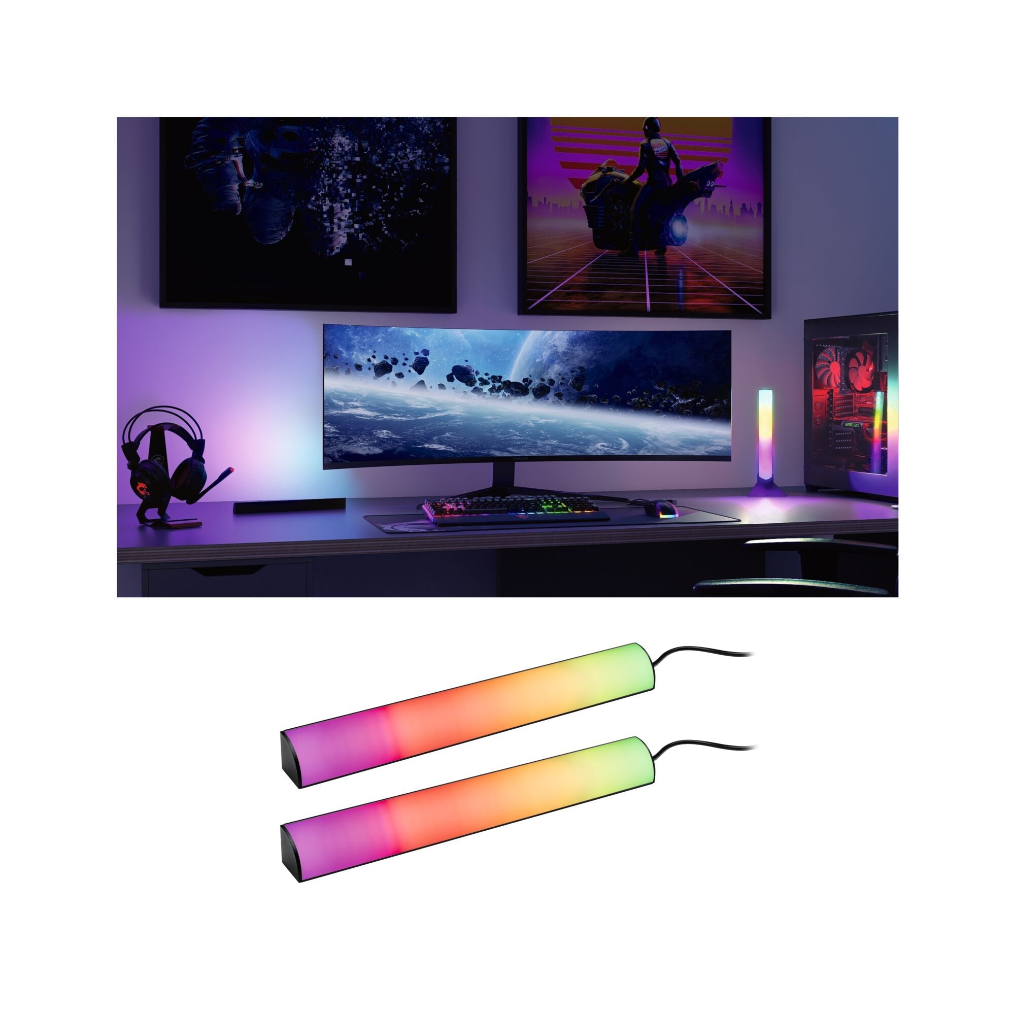 EntertainLED Dynamic RGB 2x0,6W 2x24lm RGB - Paulmann - 78878