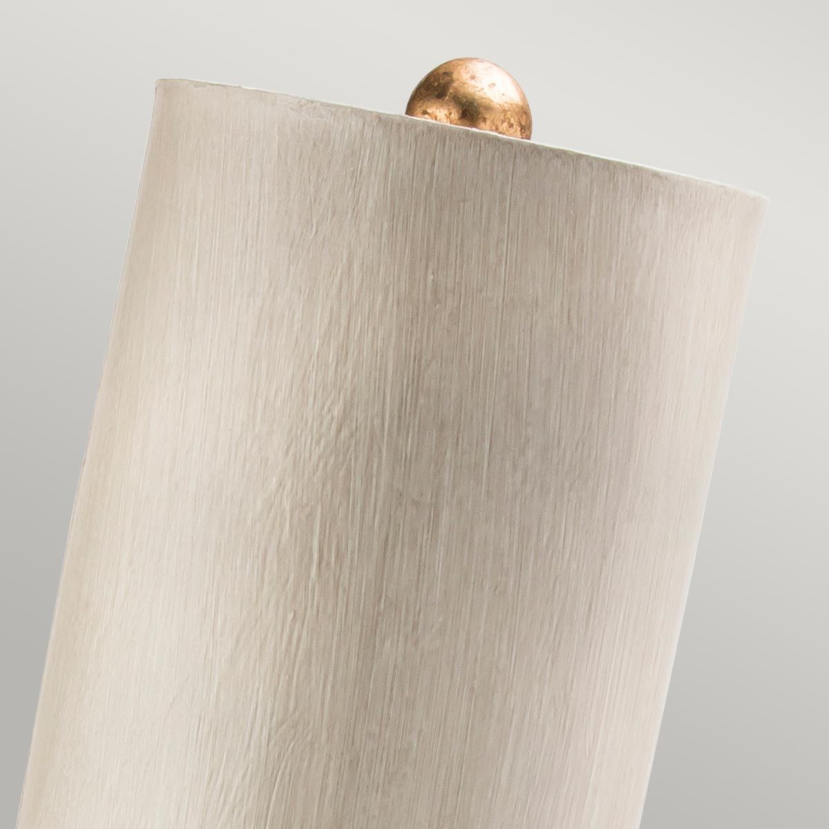 Tischlampe Madison mit 1 Licht, Kittpatina, Blattgold mit Kittpatina-Schirm