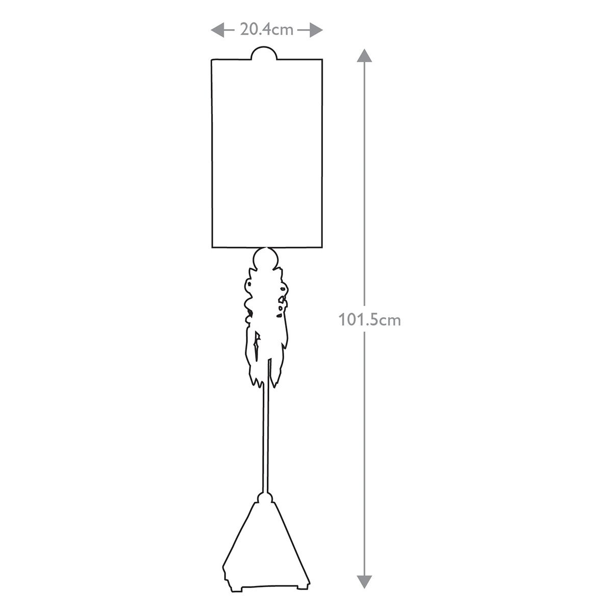 Tischlampe Madison mit 1 Licht, Kittpatina, Blattgold mit Kittpatina-Schirm