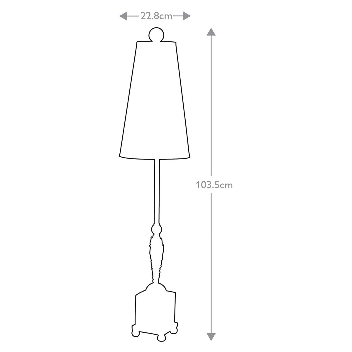 Noma Luxe Tischlampe mit 1 Licht, Blattgold, Schwarz und Silber, Schirm aus glasiertem Blattgold