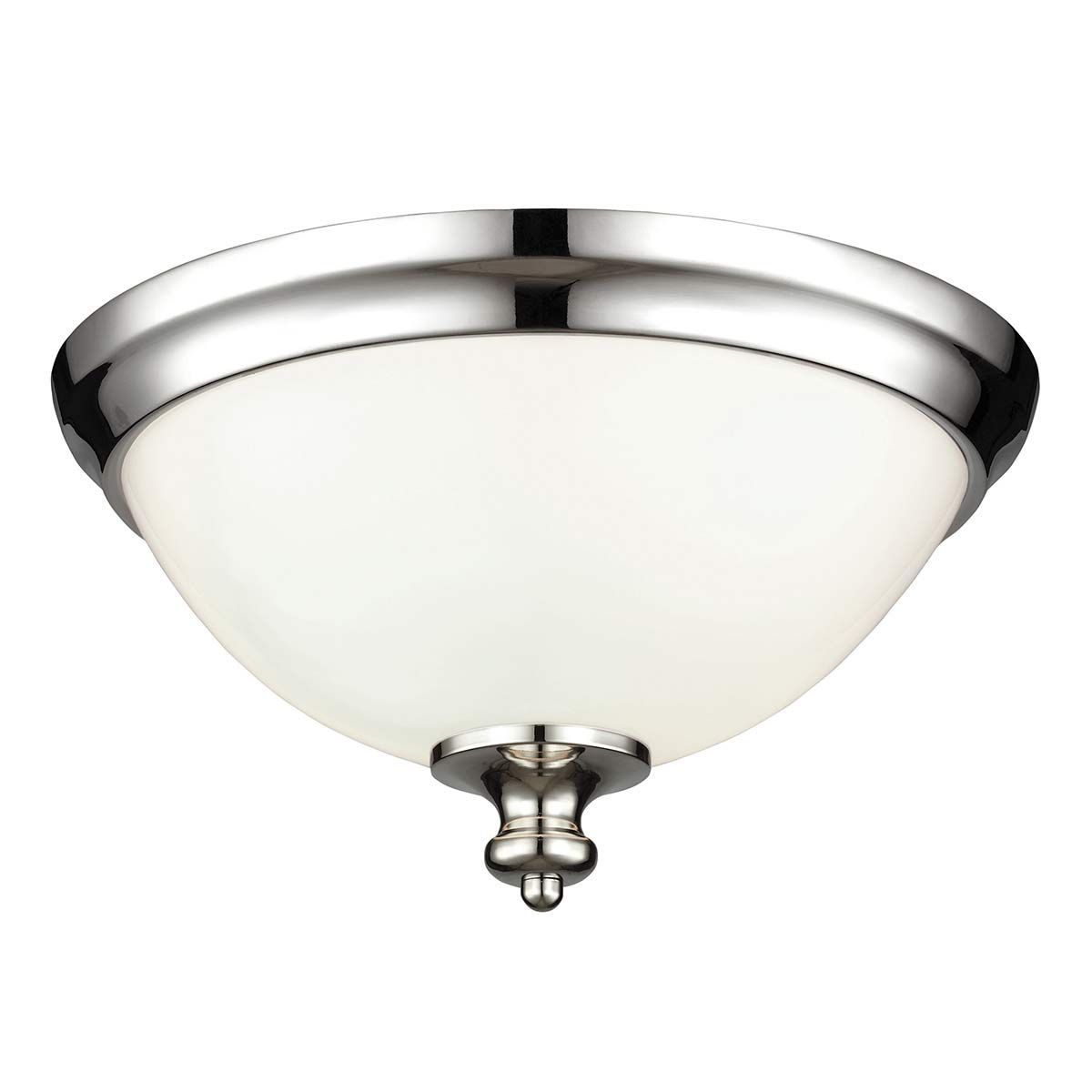 Parkman Deckenleuchte, 2 Lichter, Nickel poliert