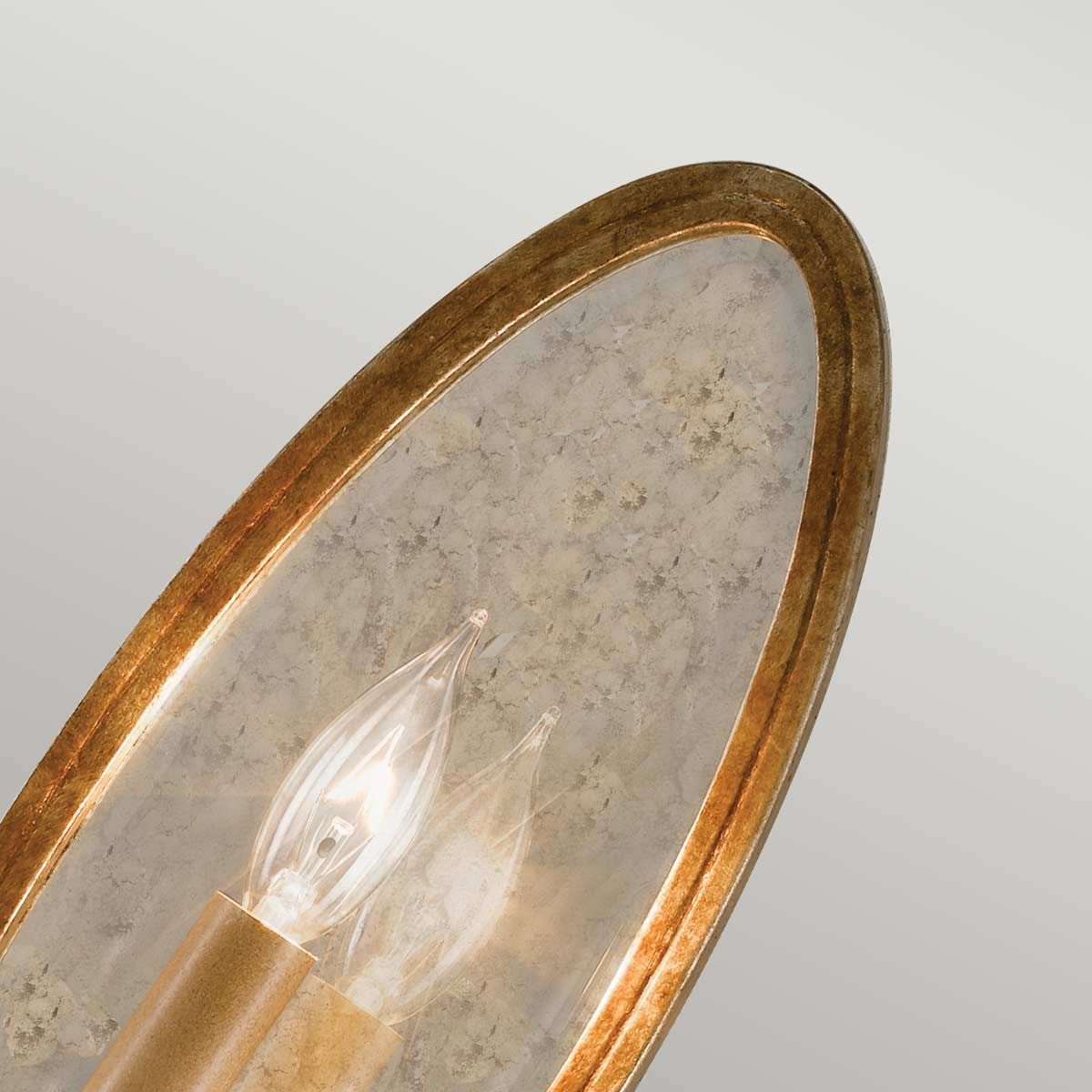 Valentina 1-flammige Wandleuchte - Oxidierte Bronze
