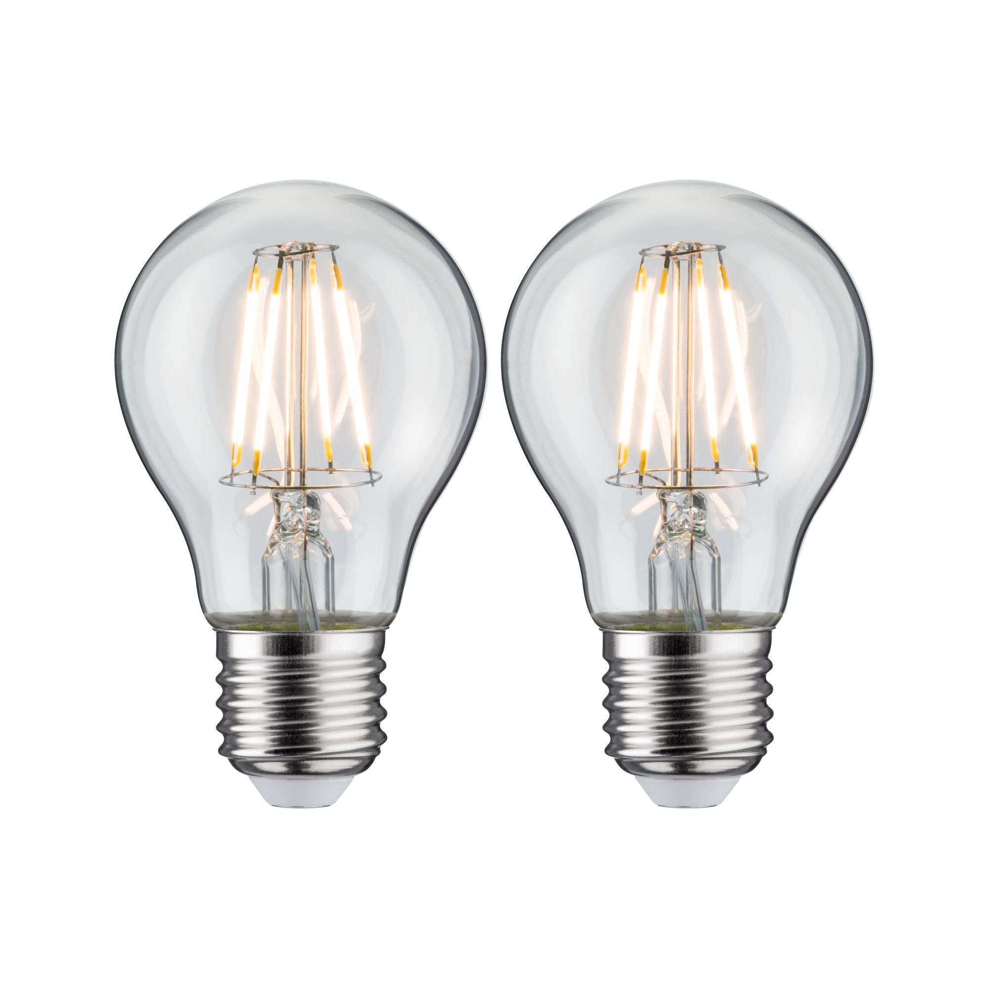 Filament 230V LED Birne E27 2x470lm 2x5W 2700K Klar - Paulmann - 28856