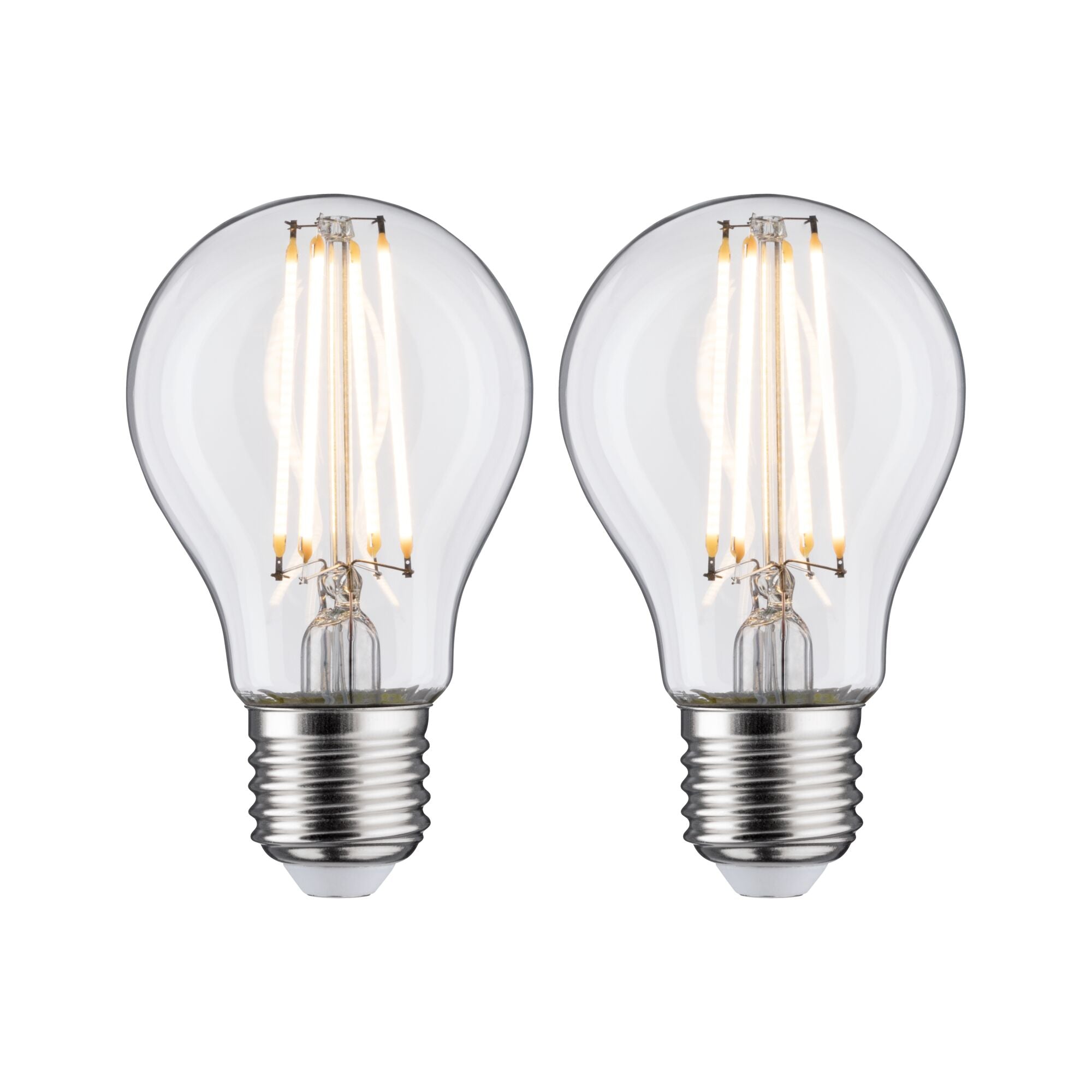 Filament 230V LED Birne E27 2x806lm 2x7W 2700K Klar - Paulmann - 28641