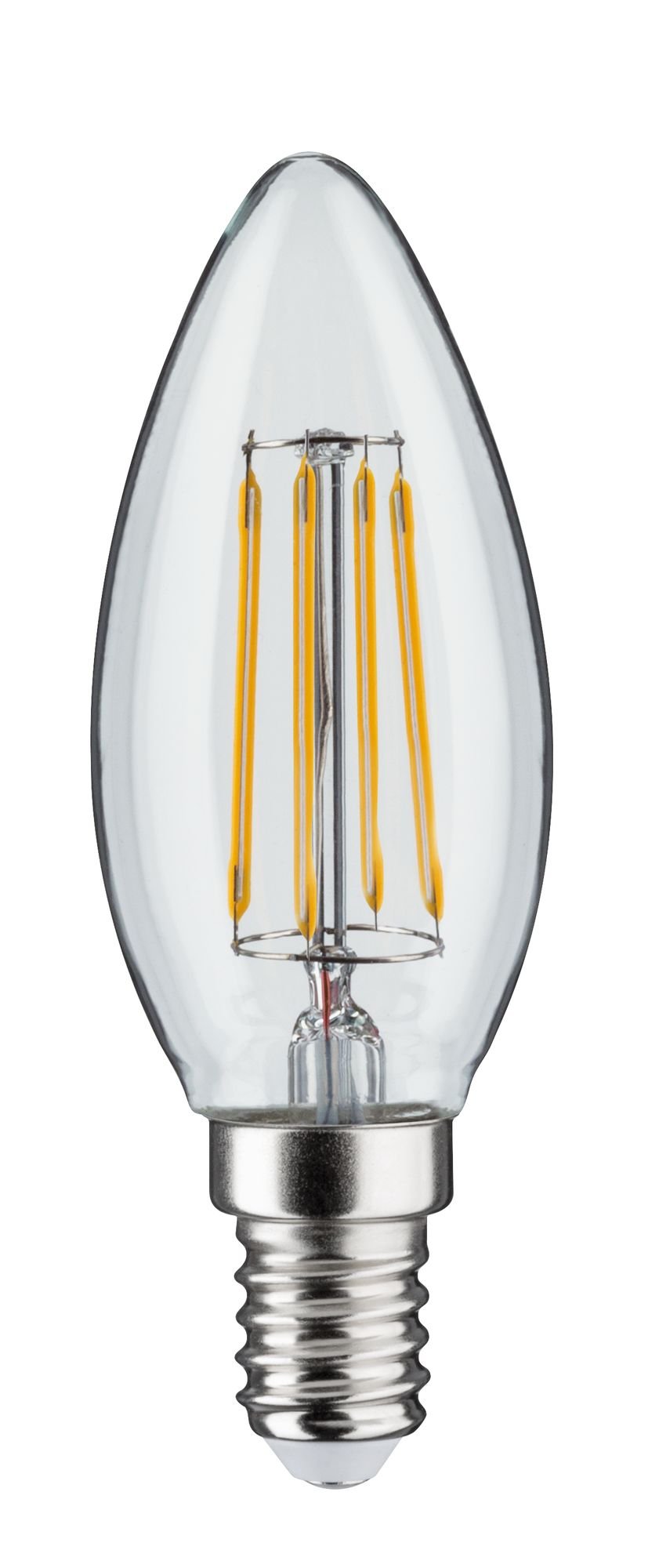 Filament 230V LED Kerze E14 470lm 4,8W 2700K dimmbar Klar - Paulmann - 28684