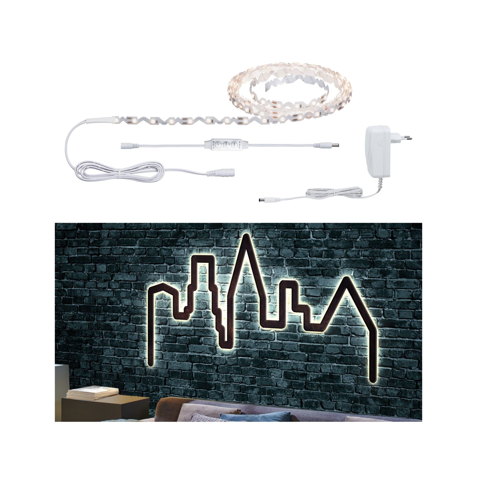 FlexLED LED Strip 3D 3m 8W 310lm/m 3000K 12VA - Paulmann - 78962