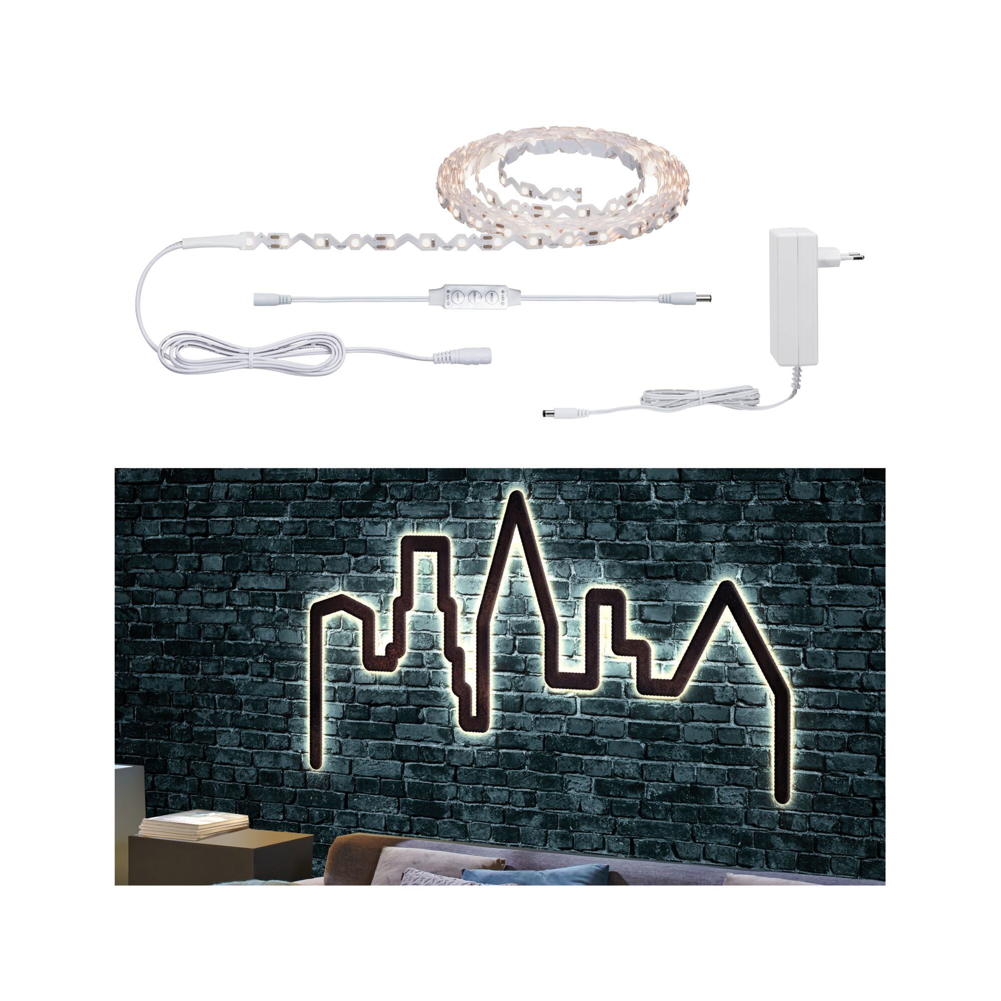FlexLED LED Strip 3D 5m 10,5W 310lm/m 3000K 12VA - Paulmann - 78963