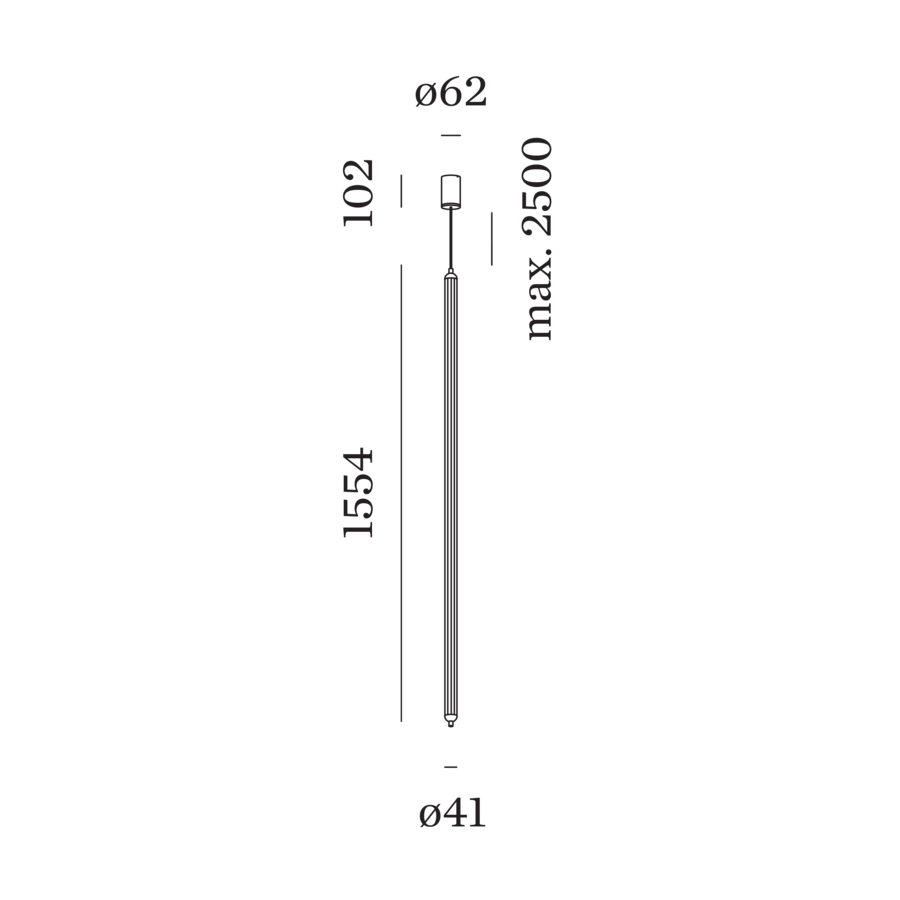 FLYRA VERTICAL 1.3 Maßzeichnung