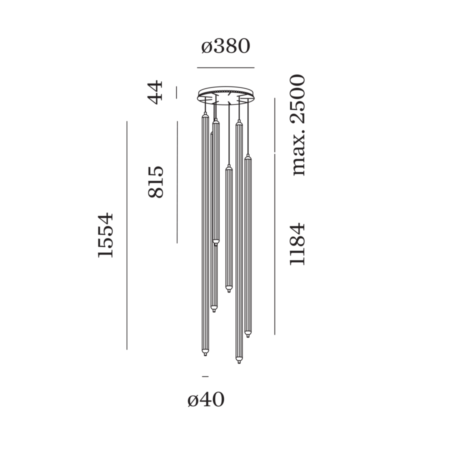 FLYRA VERTICAL 6.3 – Maßzeichnung