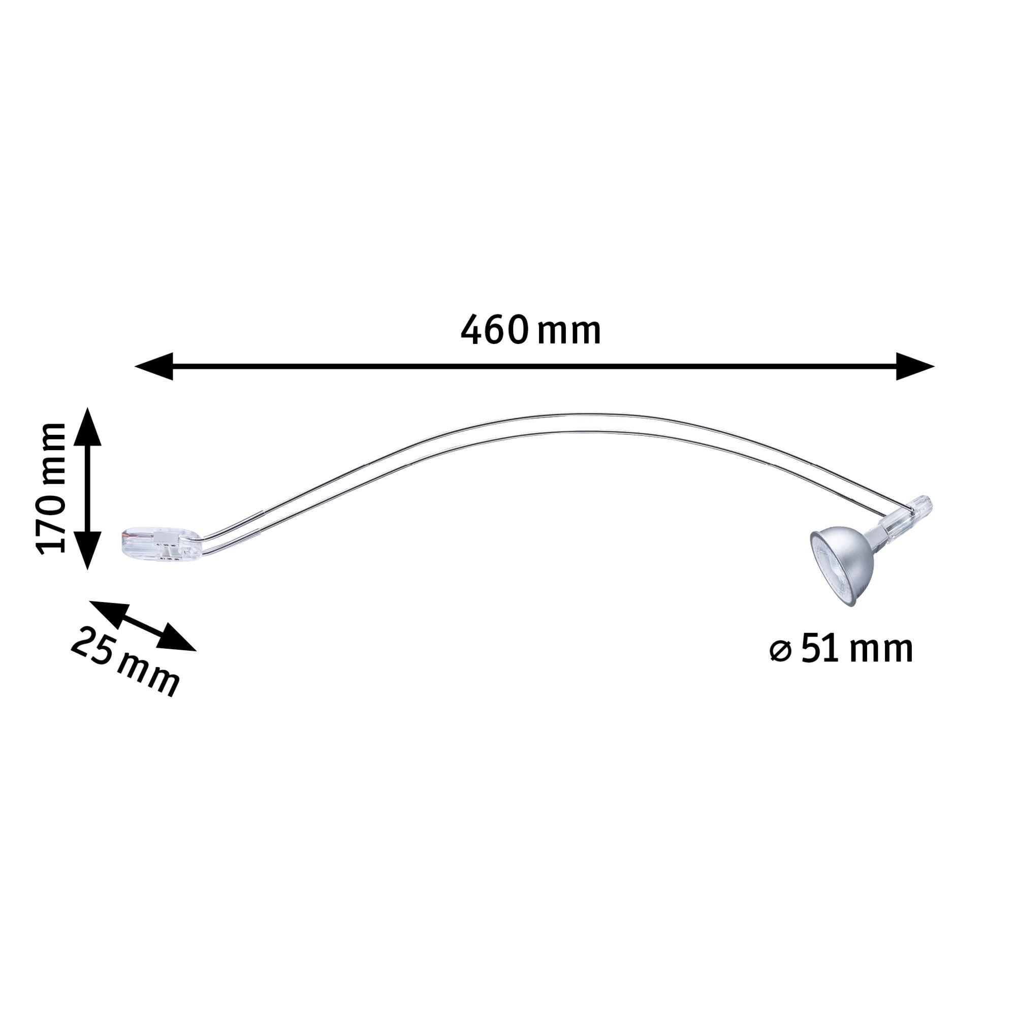 Galeria Assistent II GU5,3 2700K 2x230lm 230V 2x4W Chrom - Paulmann - 99909