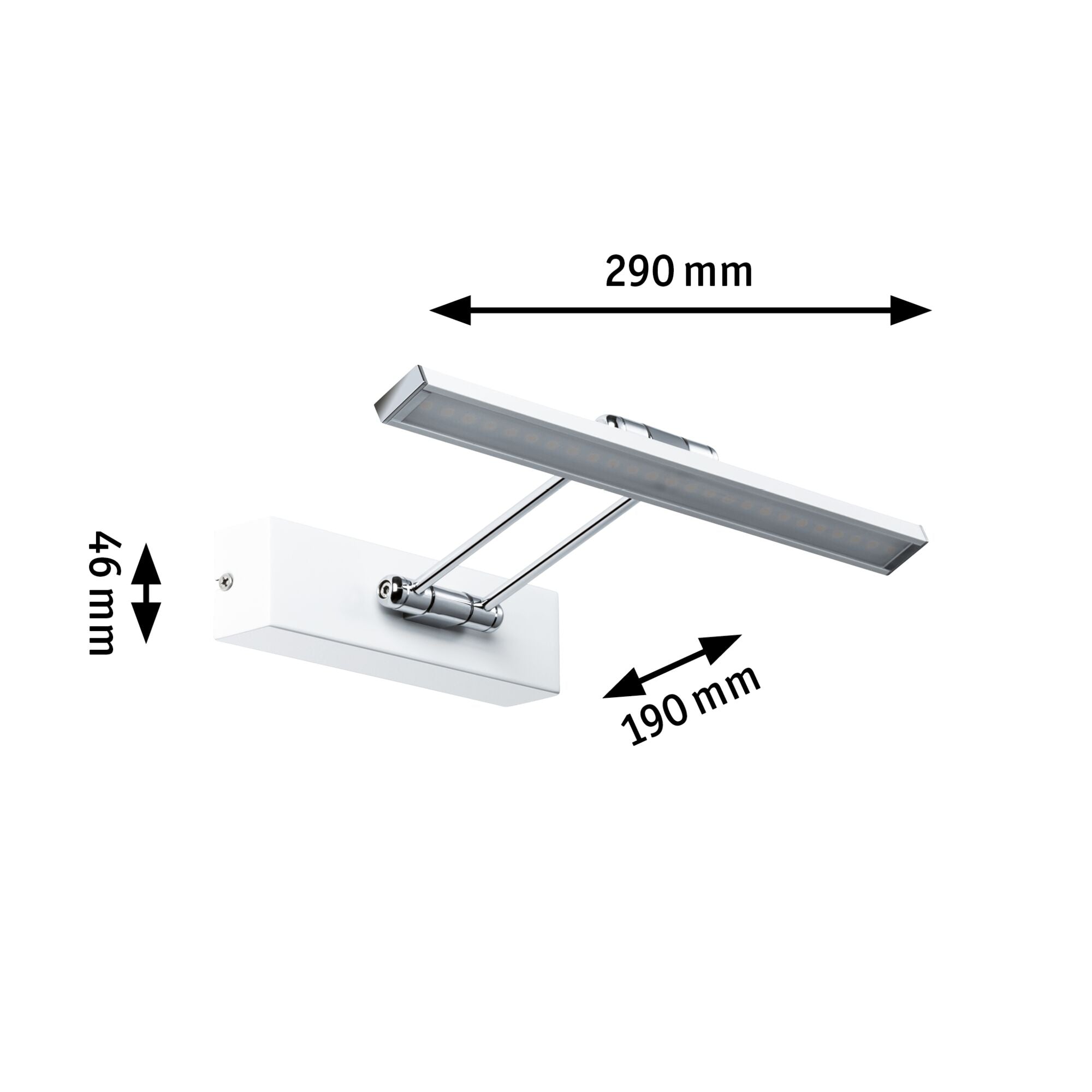 Galeria Beam 2700K 450lm 230V 5W Weiß/Chrom - Paulmann - 99891