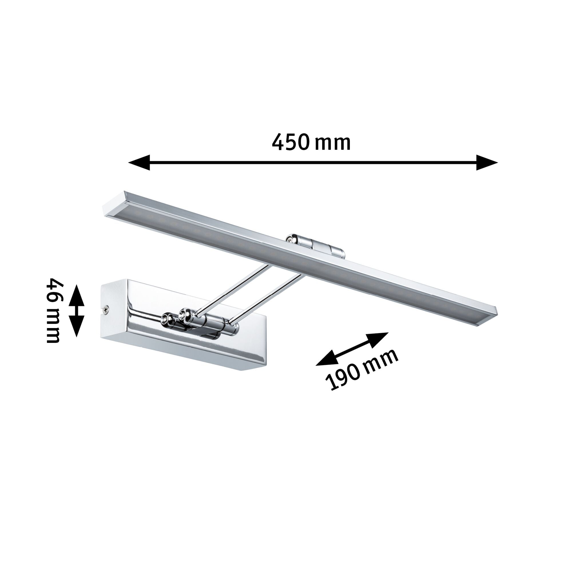 Galeria Beam 2700K 580lm 230V 7W Chrom - Paulmann - 99889