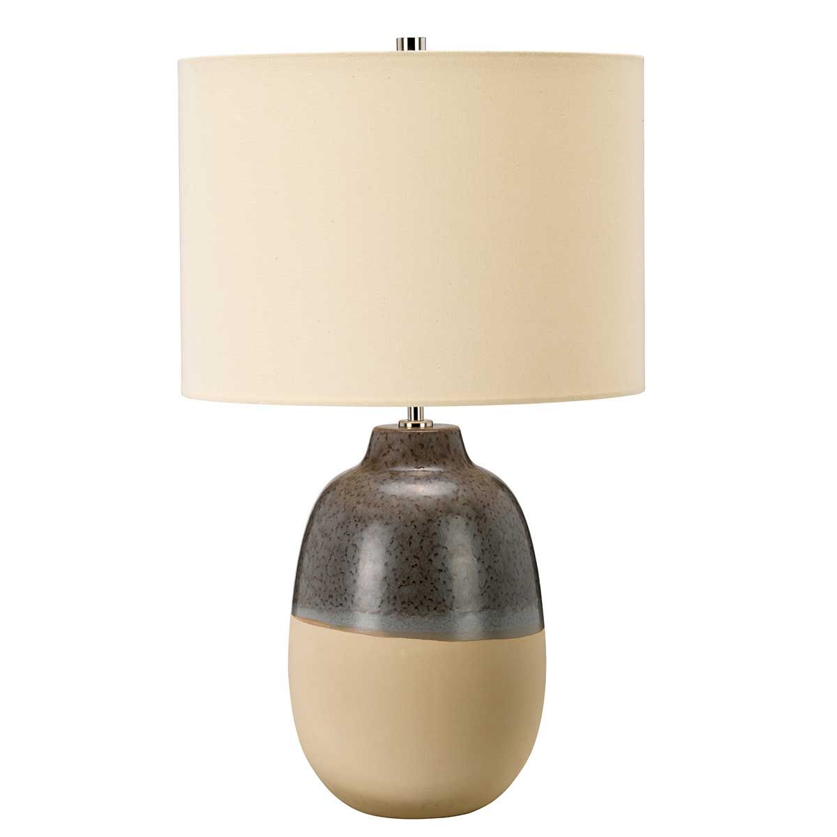 Grange Park Tischlampe mit 1 Licht, Grau/Braun