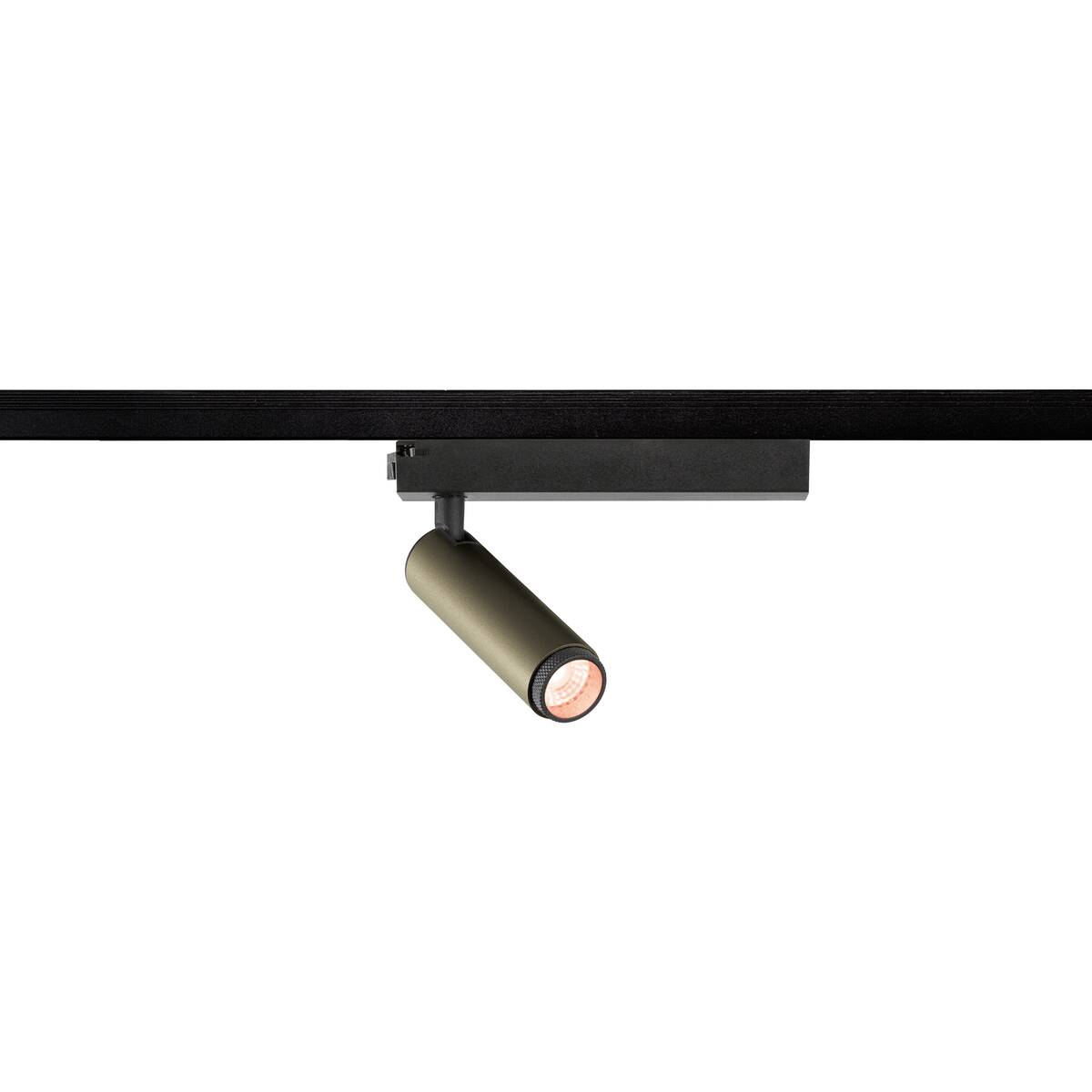 GRIP! S 1~ Spot, zylindrisch, 2000 - 3000 K, 11 W, Dim - to - Warm, PHASE, 29°, bronze / schwarz - SLV - 1008403