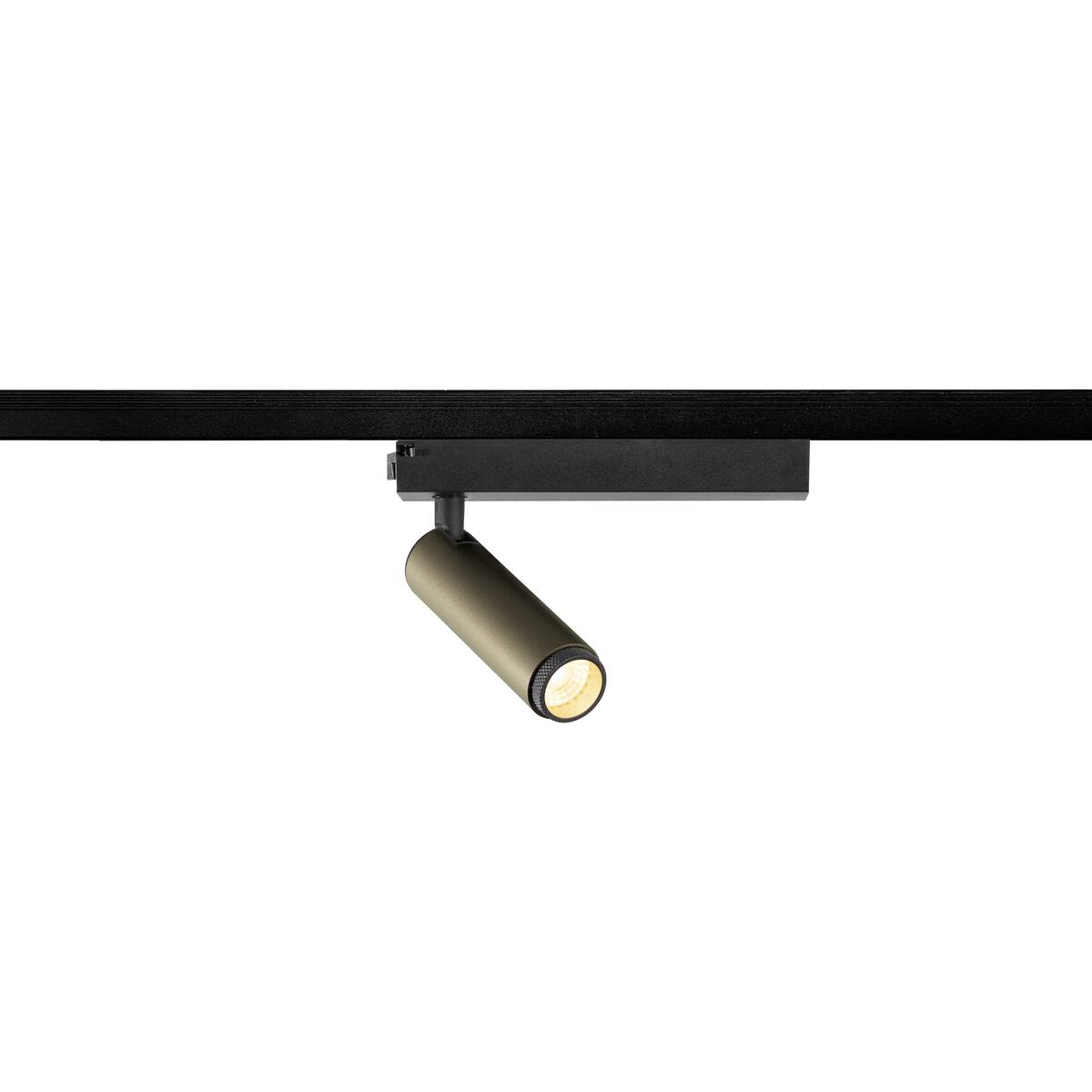 GRIP! S 1~ Spot, zylindrisch, 2000 - 3000 K, 11 W, Dim - to - Warm, PHASE, 29°, bronze / schwarz - SLV - 1008403