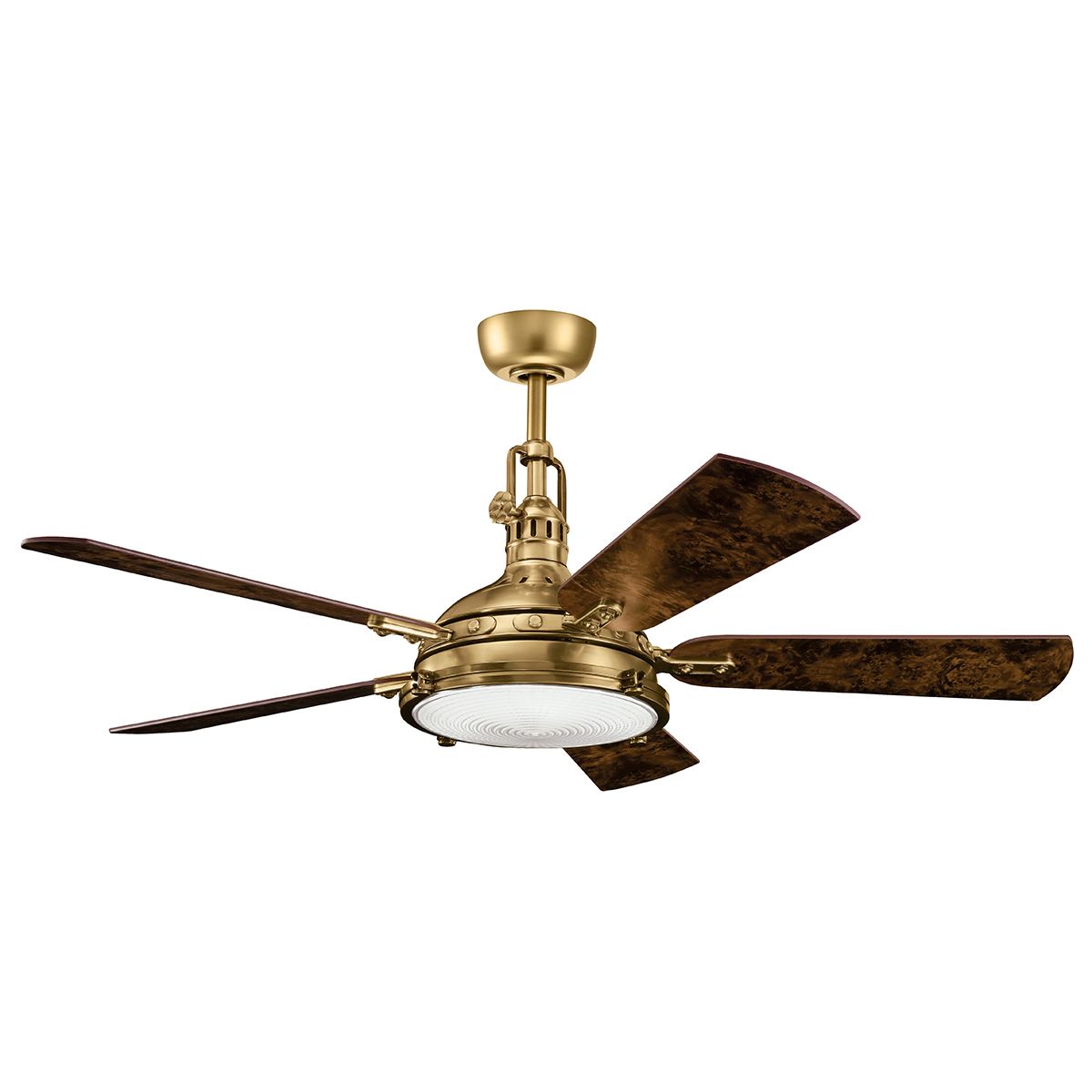 Hatteras Bay - 56 Zoll / 142 cm Ventilator - Brüniertes Antikmessing - Elsteadlighting - KLF - HATTERAS - BAY - 56 - BAB
