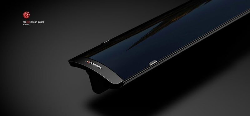 HEATSCOPE Pure Design Heizstrahler in All Black für hochwertige Terrassen
