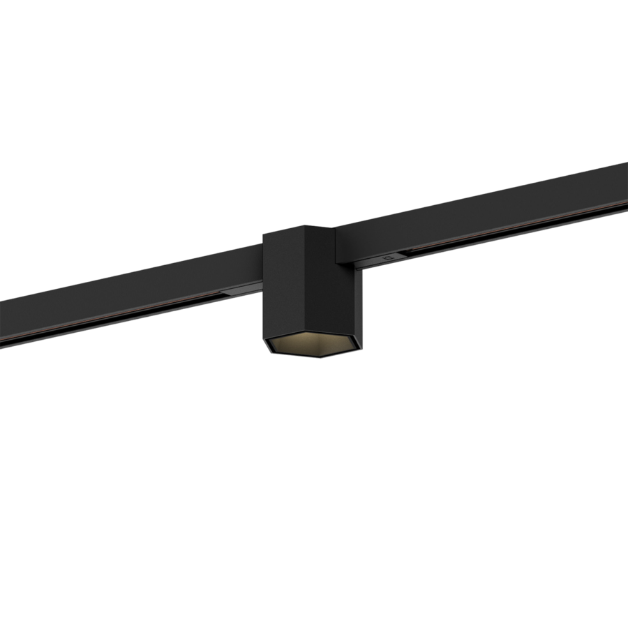 Wever & Ducré HEXO on STREX 1.0 Schwarz – Adapter Schwarz