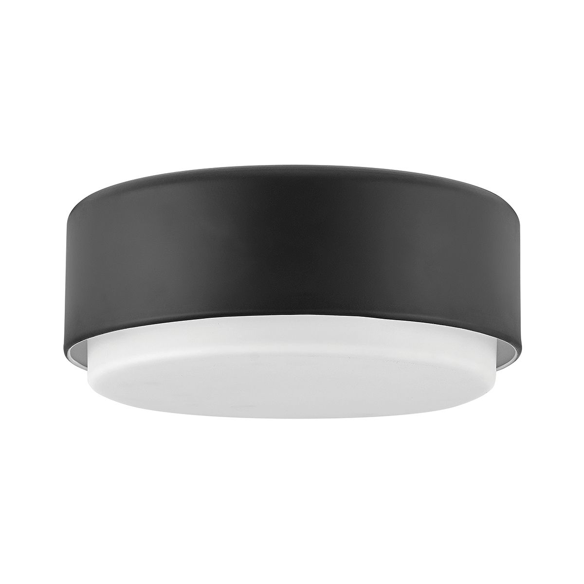 Hinkley Cedric Flush Small Mount - Schwarz - Elsteadlighting - leuchtengrosshandel24