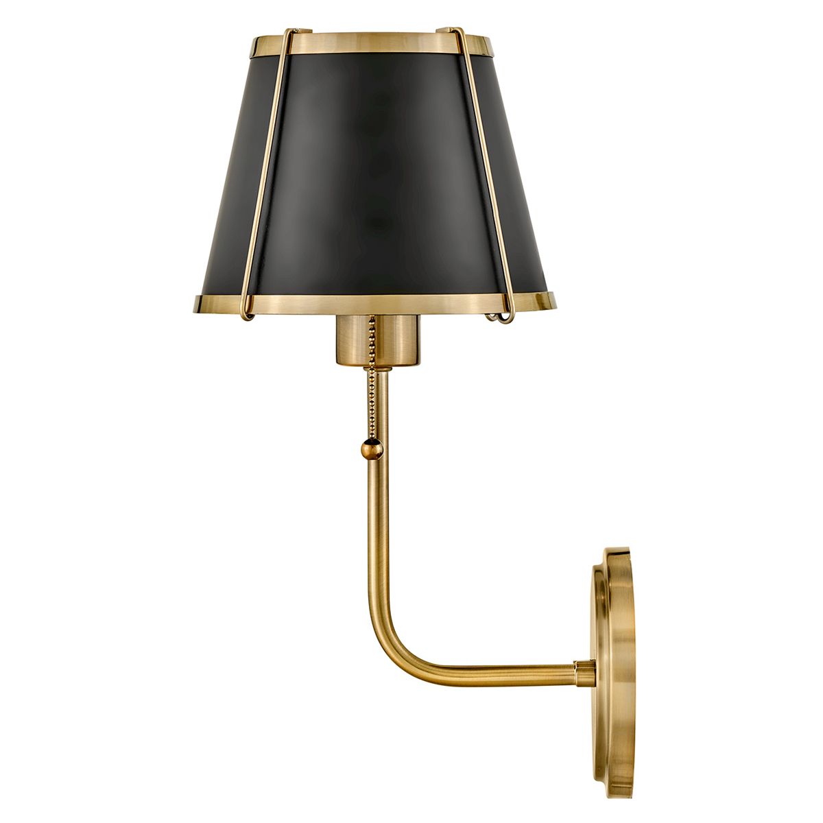 Hinkley Clarke 1 l Wandleuchte mit Zugschalter - - Elsteadlighting - leuchtengrosshandel24