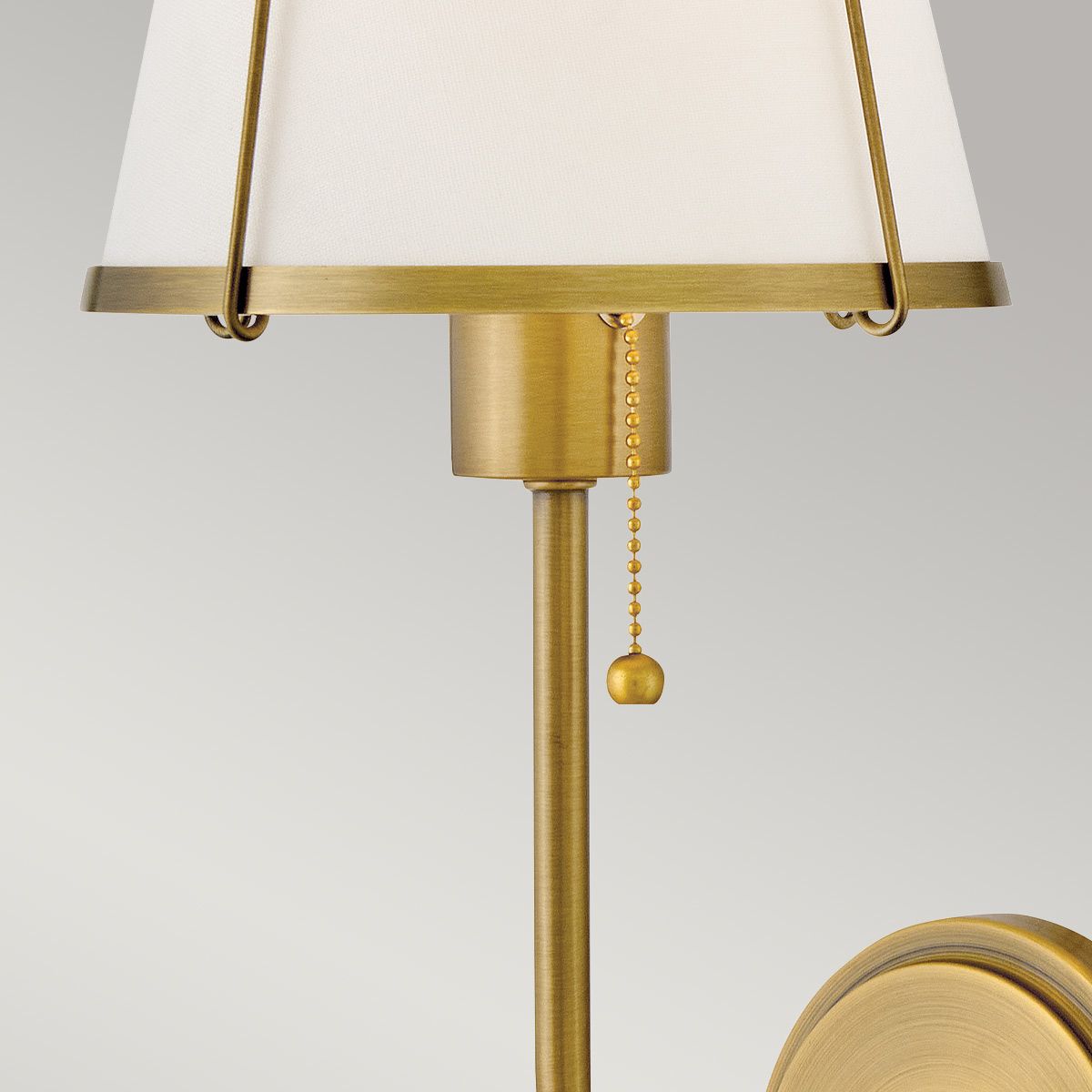 Hinkley Clarke 1 l Wandleuchte mit Zugschalter - - Elsteadlighting - leuchtengrosshandel24