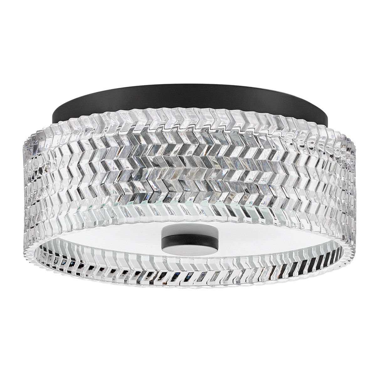 Hinkley Elle 2-flammige kleine Deckenleuchte – Schwarz - Elsteadlighting - leuchtengrosshandel24