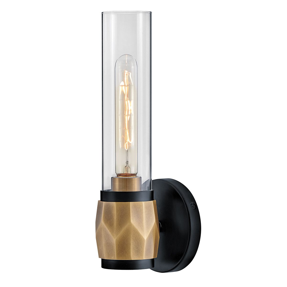 Hinkley Ellison 1 l Wandleuchte. - Schwarz mit - Elsteadlighting - leuchtengrosshandel24