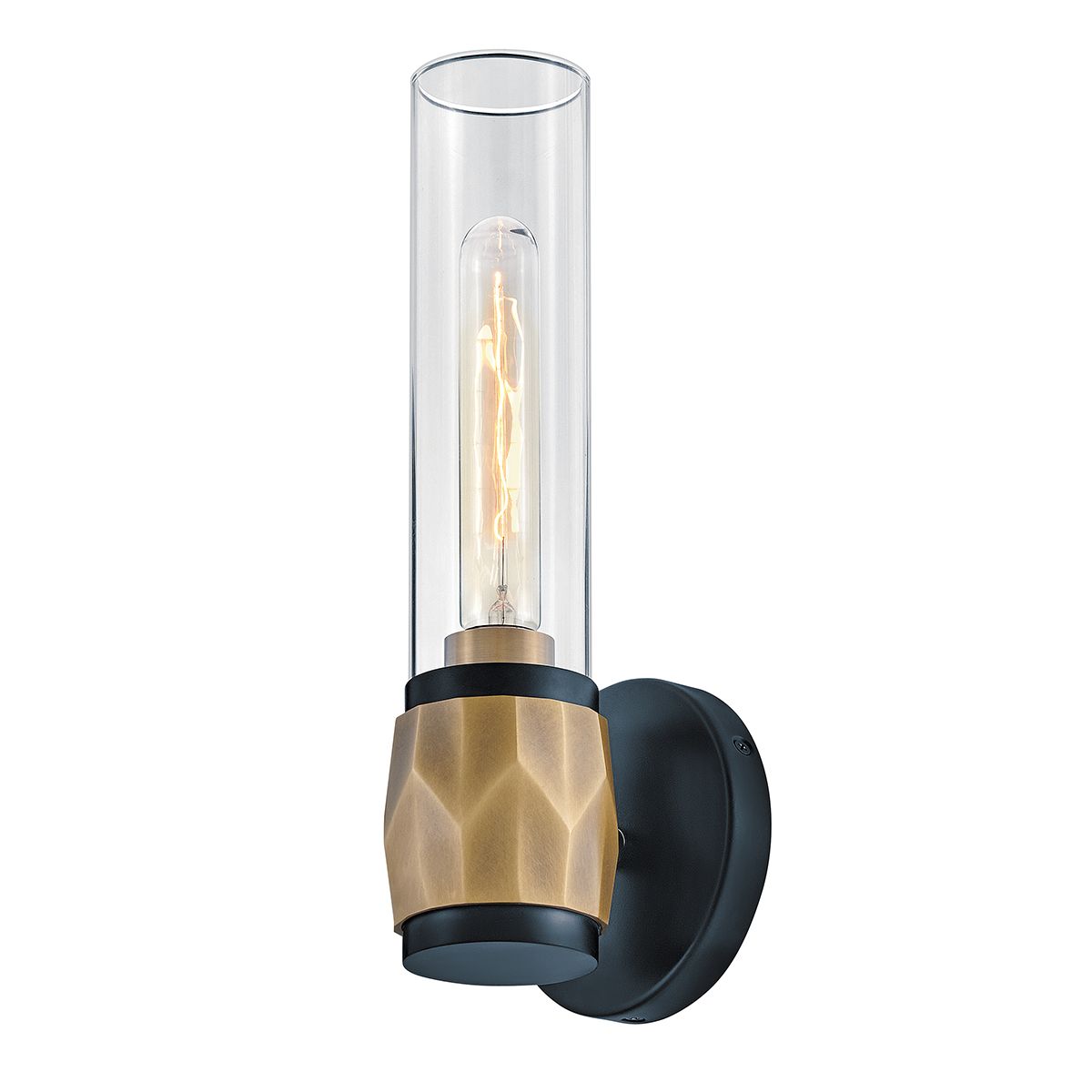 Hinkley Ellison 1 l Wandleuchte. - Schwarz mit - Elsteadlighting - leuchtengrosshandel24