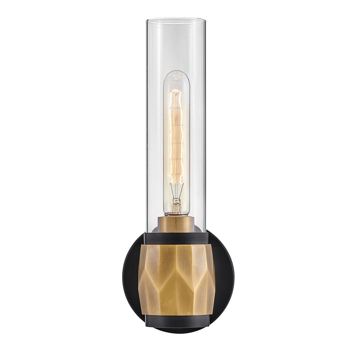 Hinkley Ellison 1 l Wandleuchte. - Schwarz mit - Elsteadlighting - leuchtengrosshandel24