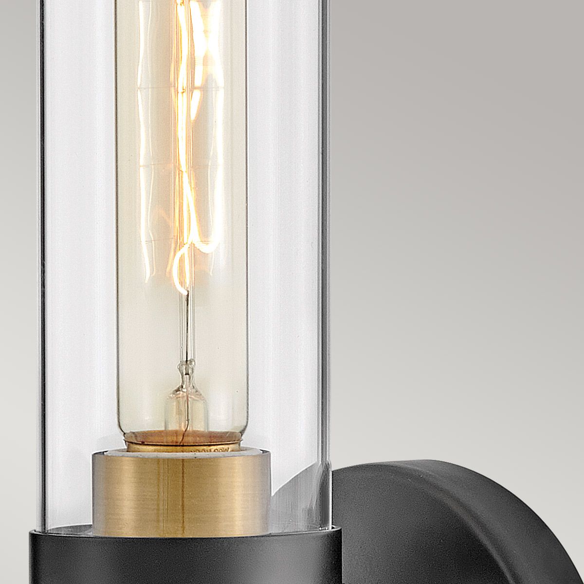 Hinkley Ellison 1 l Wandleuchte. - Schwarz mit - Elsteadlighting - leuchtengrosshandel24