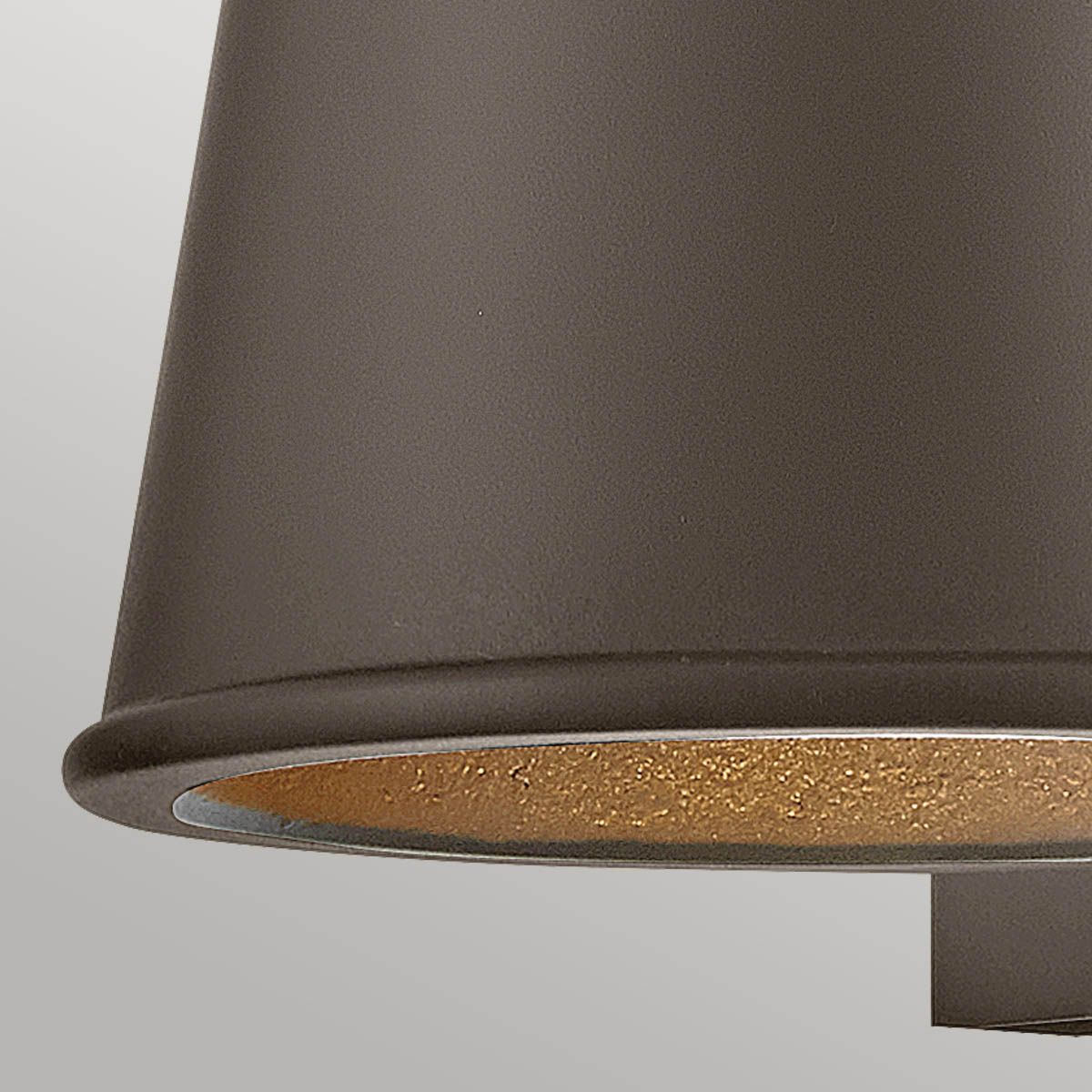 Hinkley Coastal Kleine Wandlaterne - Architektonische Bronze - Elsteadlighting - leuchtengrosshandel24