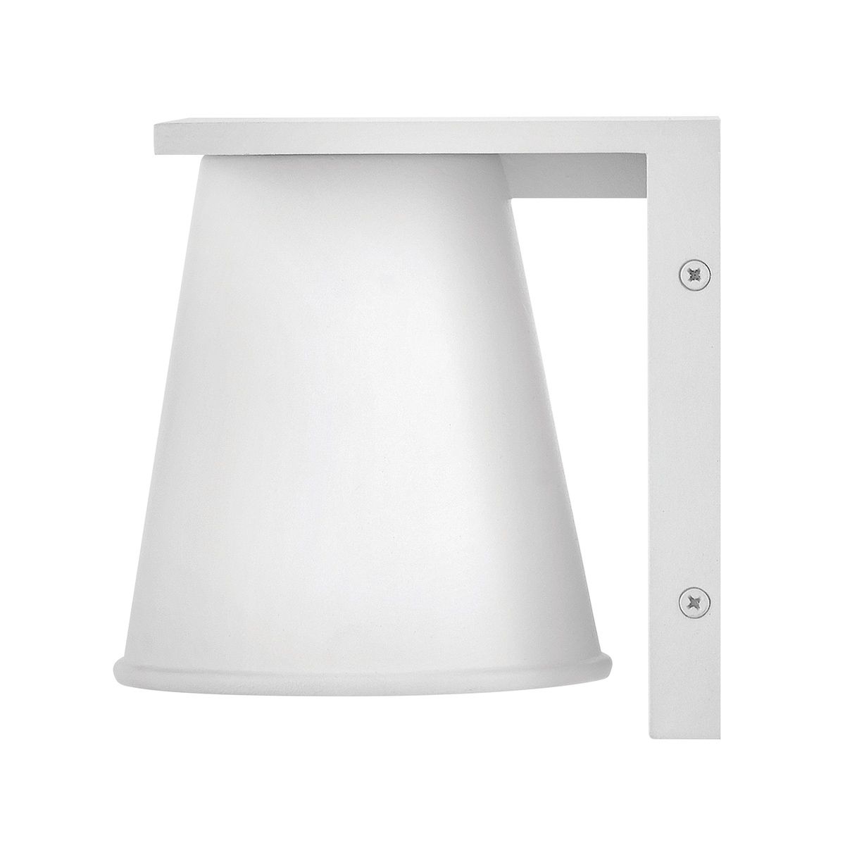 Hinkley Coastal Kleine Wandlaterne - Strukturiertes Weiß - Elsteadlighting - leuchtengrosshandel24