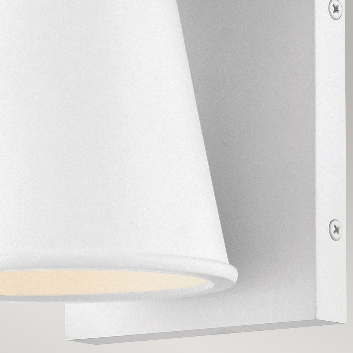 Hinkley Coastal Kleine Wandlaterne - Strukturiertes Weiß - Elsteadlighting - leuchtengrosshandel24