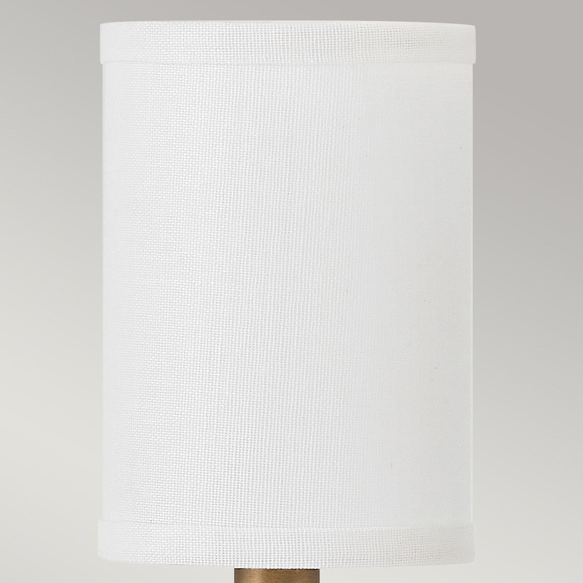Hinkley Moore, große Wandleuchte, 3 l, traditionelles Messing mit elfenbeinfarbenem Leinenschirm - Elsteadlighting - leuchtengrosshandel24