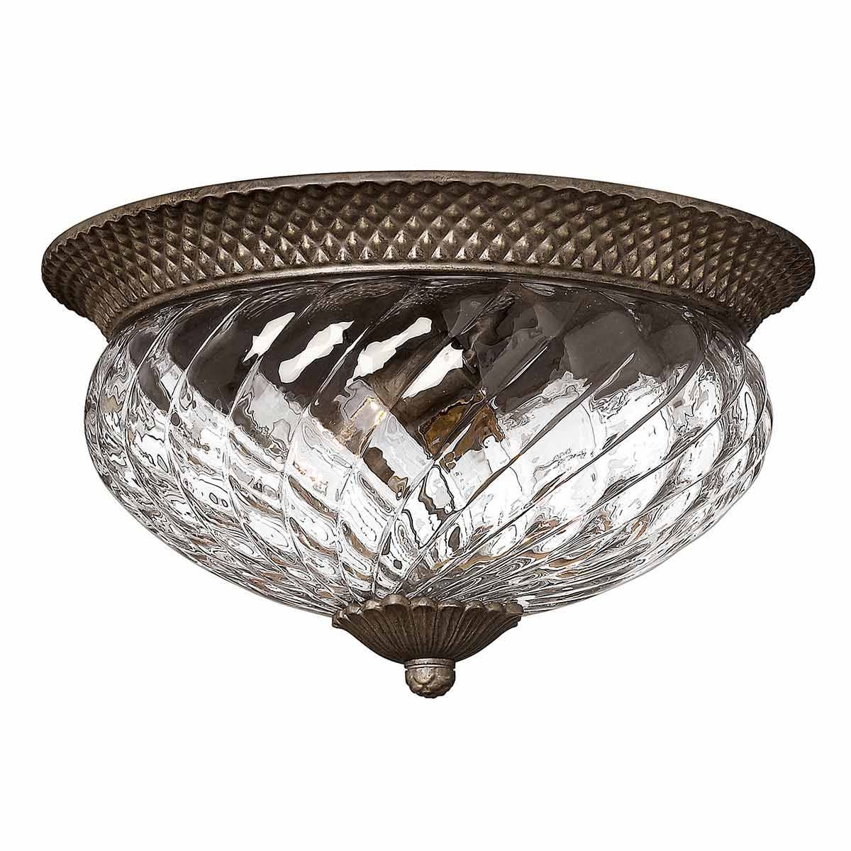Plantation 3-flammige, große Deckenleuchte - Perlbronze