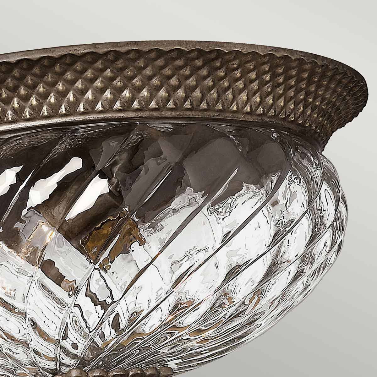 Plantation 3-flammige, große Deckenleuchte - Perlbronze