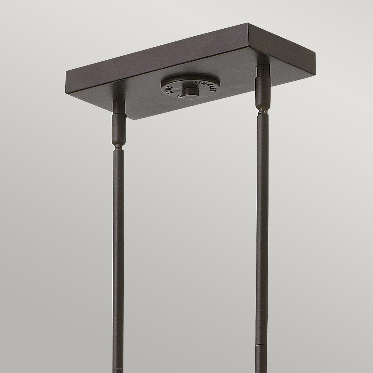 Rigby 3-flammiger Insel-Kronleuchter - Buckeye Bronze und Messing