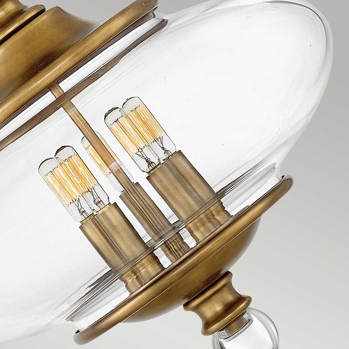 Wexley 5-flammige Pendelleuchte - Heritage Messing