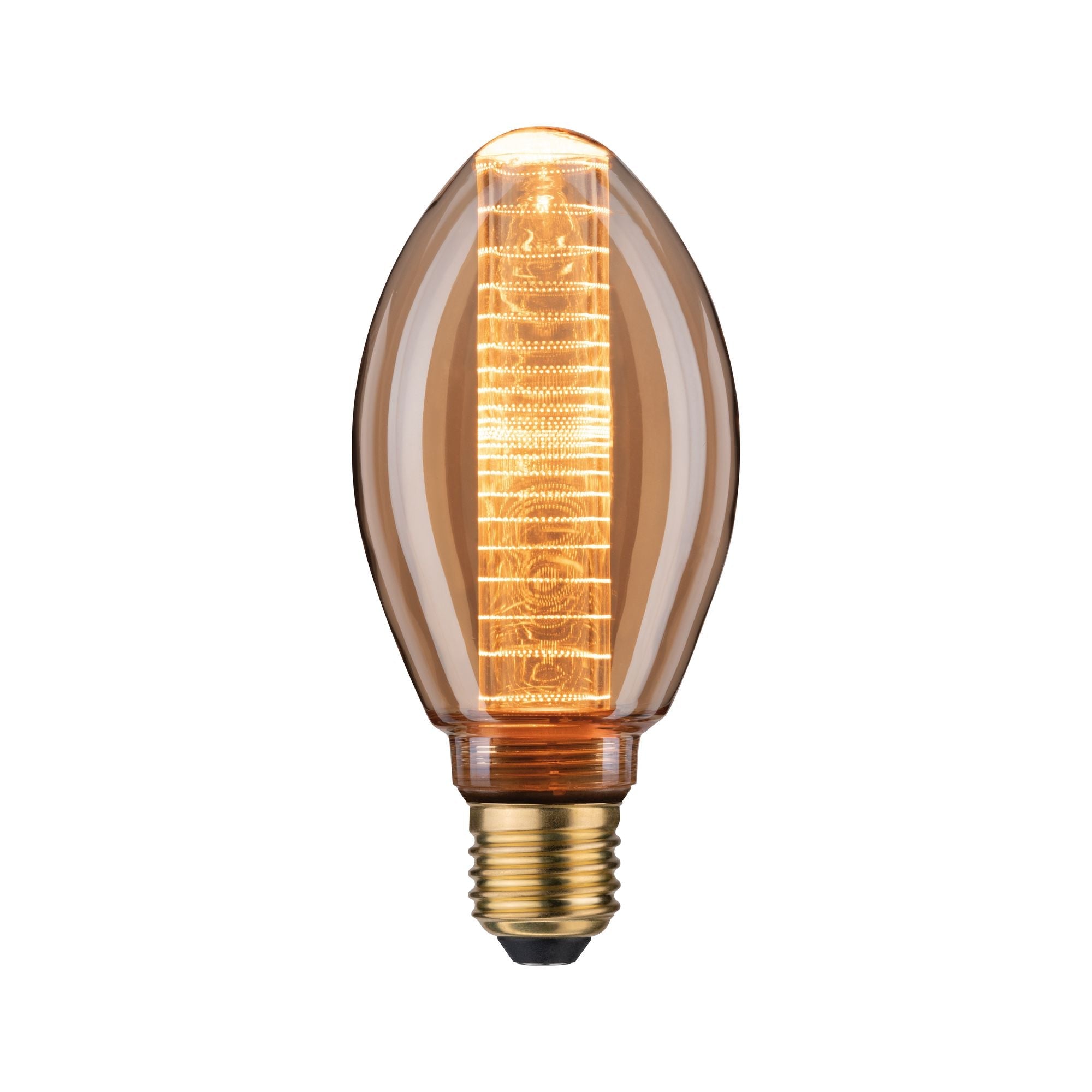 Inner Glow Edition LED Birne Innenkolben Ringmuster E27 230V 120lm 3,6W 1800K dimmbar Gold - Paulmann - 28828