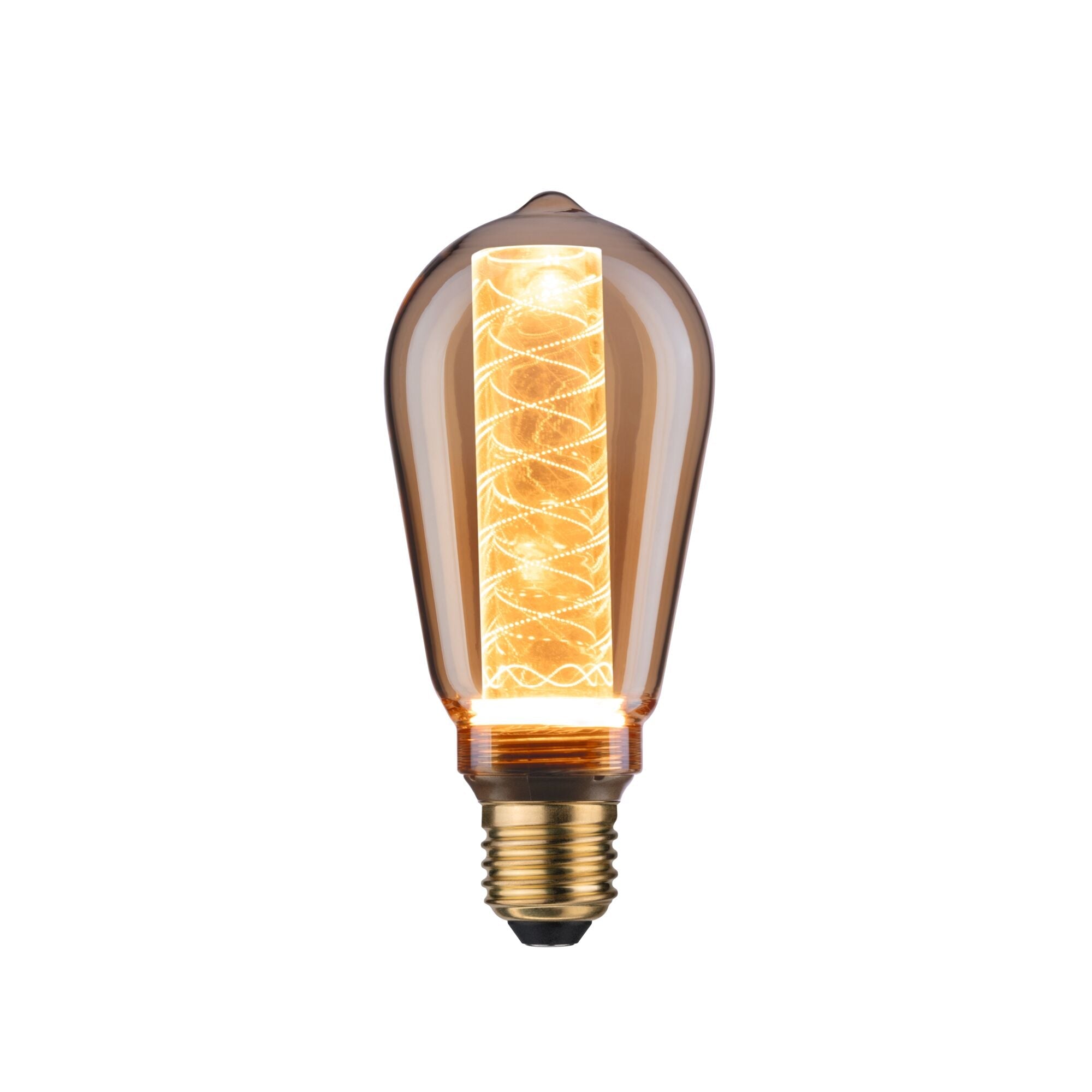 Inner Glow Edition LED Kolben Innenkolben Spiralmuster E27 230V 230lm 4W 1800K Gold - Paulmann - 28598
