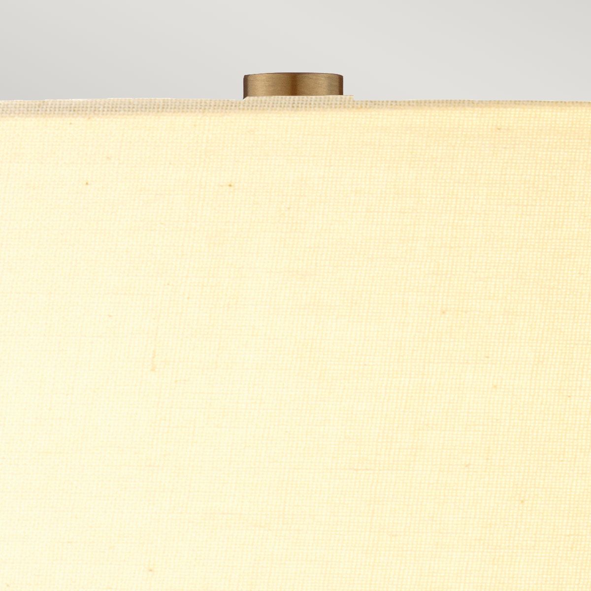 Tischlampe Job 1 Light - Elfenbeinfarbener Schirm - Bronze Metallic, Cremefarbener Schirm