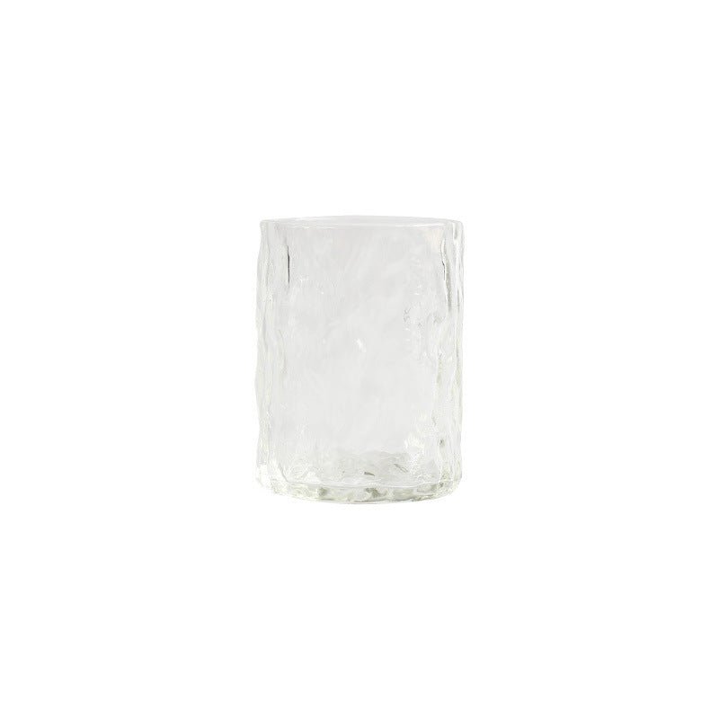 Kaffee - & Teeglas mit Struktur – Handgemacht aus Borosilikatglas - leuchtengrosshandel24 - CJJJCFHS02787 - Glacier cup