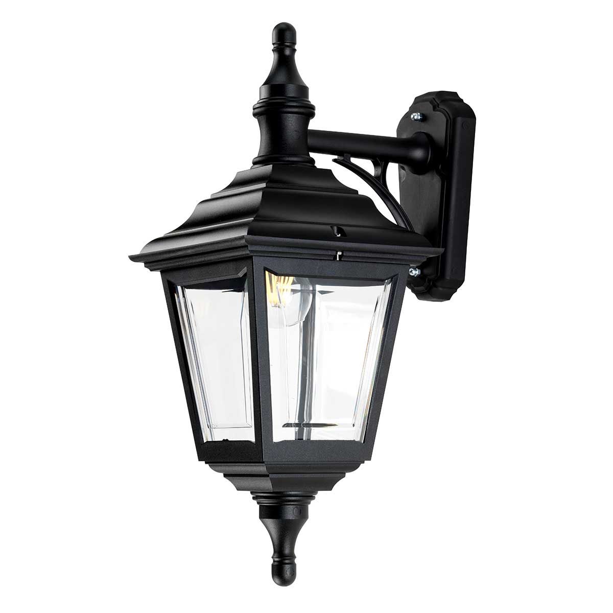 Kerry 1 - flammige Wandlaterne - Schwarz - Elsteadlighting - KERRY - WALL