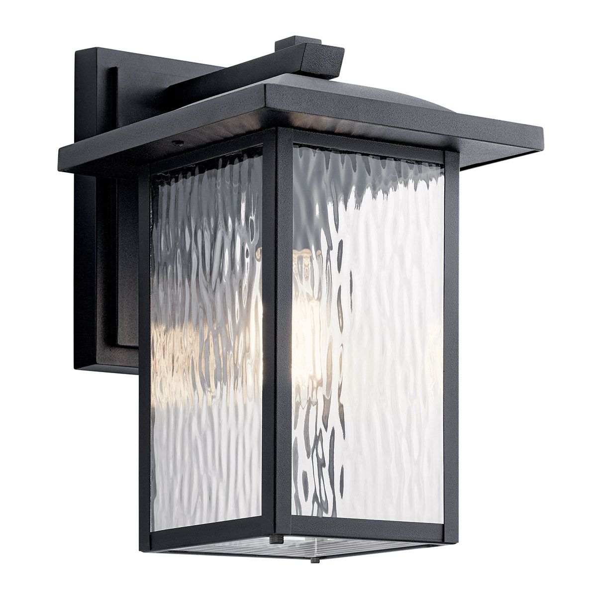 Cappanna 1 l mittelgroße Außenwandlaterne – Strukturschwarz - Elsteadlighting - leuchtengrosshandel24