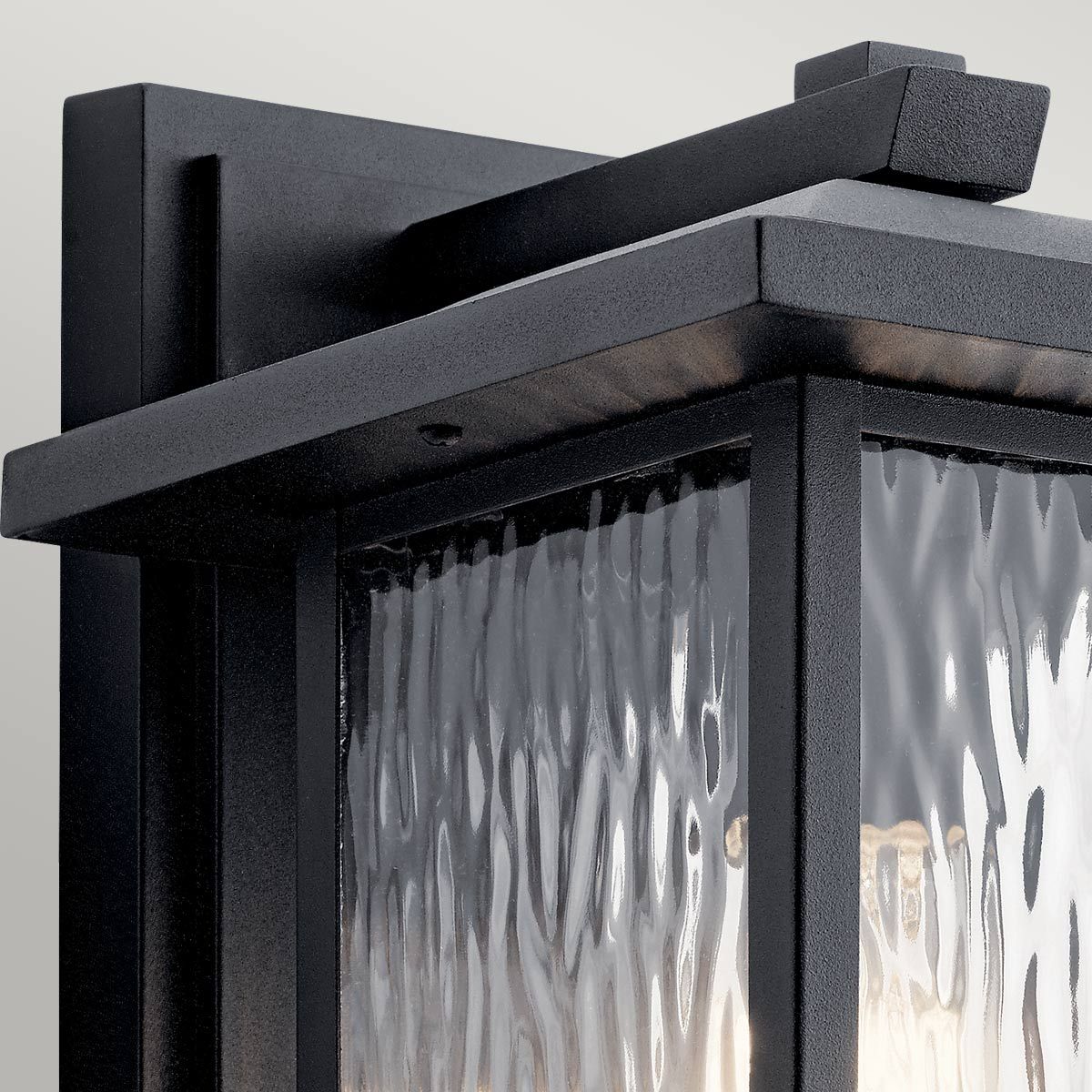 Cappanna 1 l mittelgroße Außenwandlaterne – Strukturschwarz - Elsteadlighting - leuchtengrosshandel24