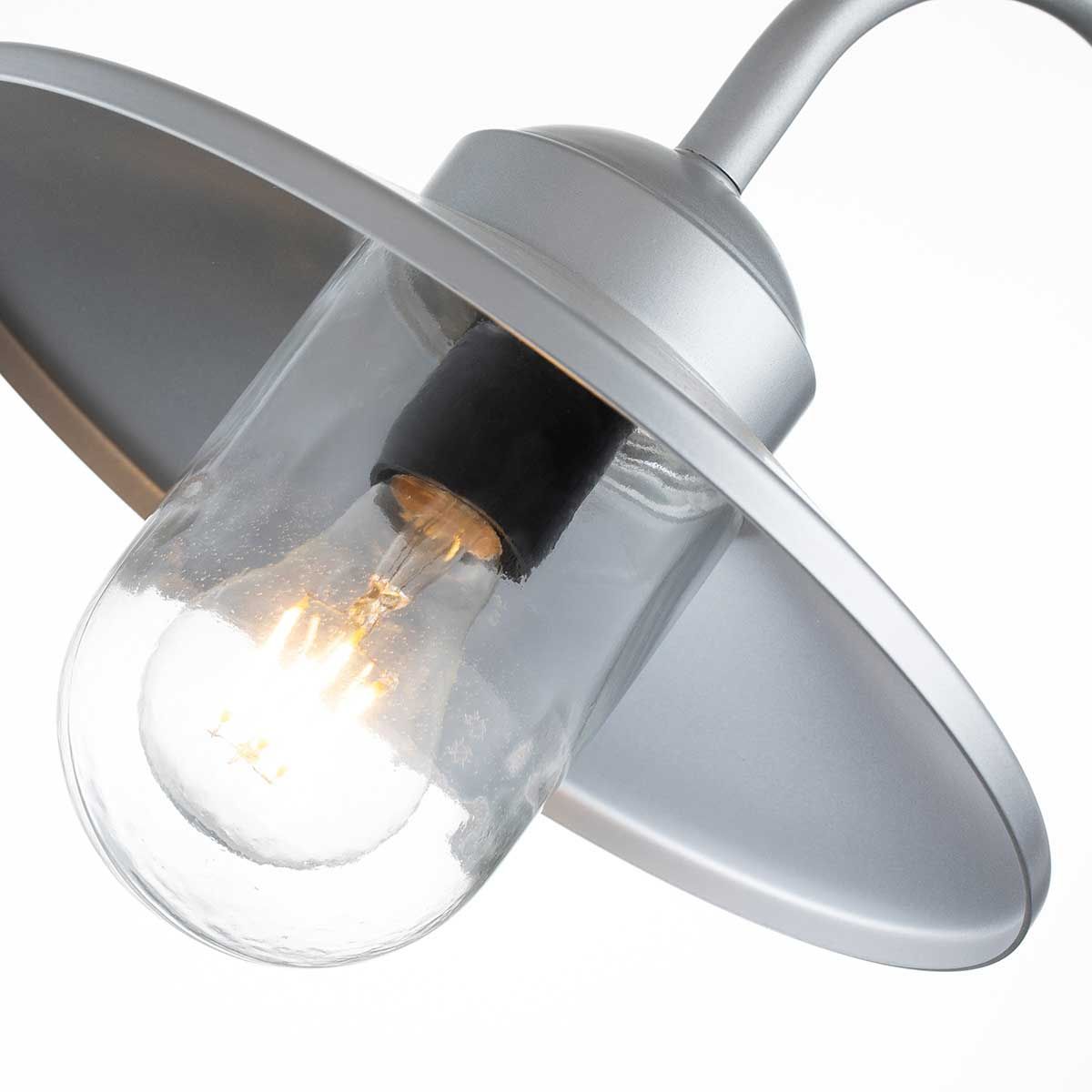 Klampenborg 1 - flammige Wandlaterne mit PIR - Silber - Elsteadlighting - KLAMPENBORG - PIR - SIL