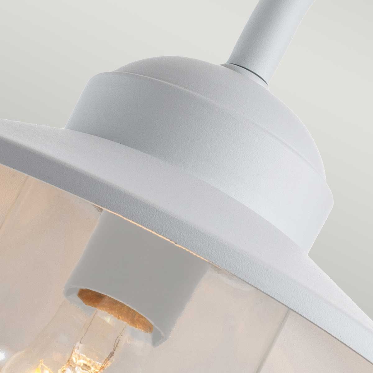 Klampenborg 1 - flammige Wandlaterne mit PIR - Weiß - Elsteadlighting - KLAMPENBORG - PIR - WHT