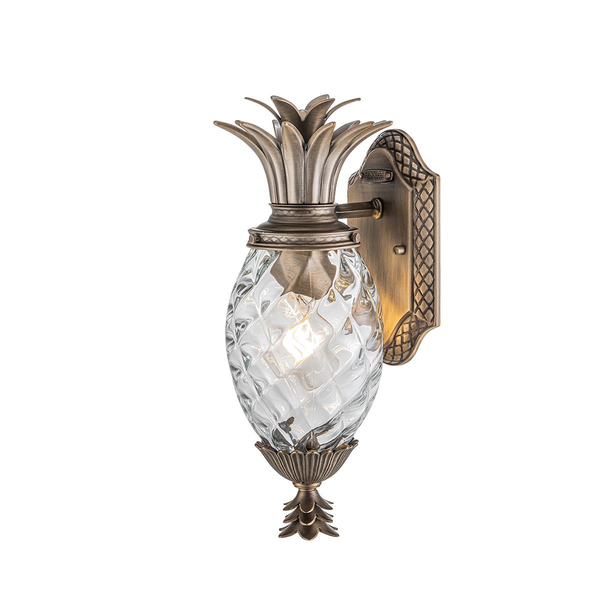 Kleine Wandlaterne „Plantation“, 1 l, brünierte Bronze - Elsteadlighting - HK - PLANTATION - S - BU
