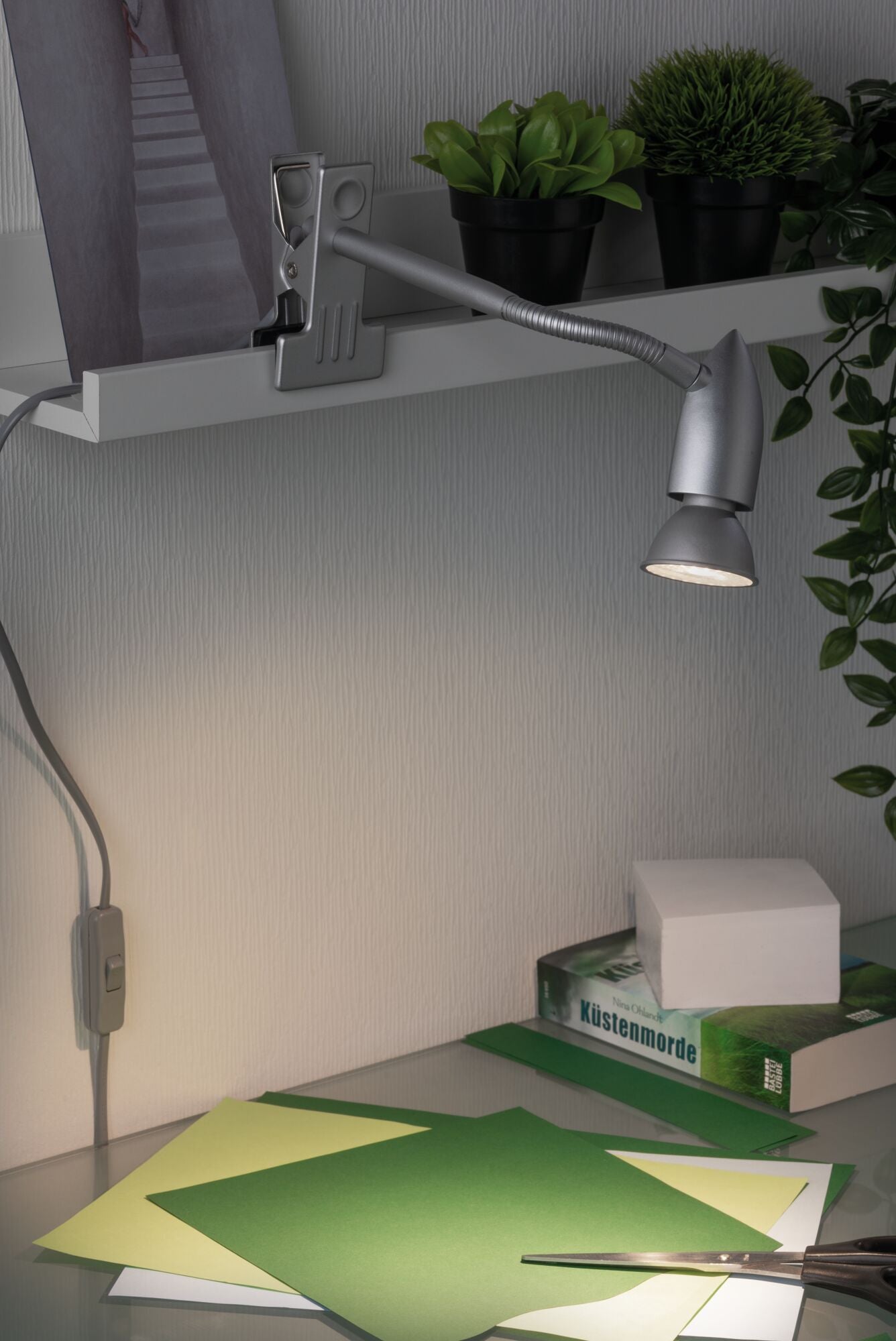 Klemmspot Gesa Chrom matt 230V GU10 - Paulmann - 95425