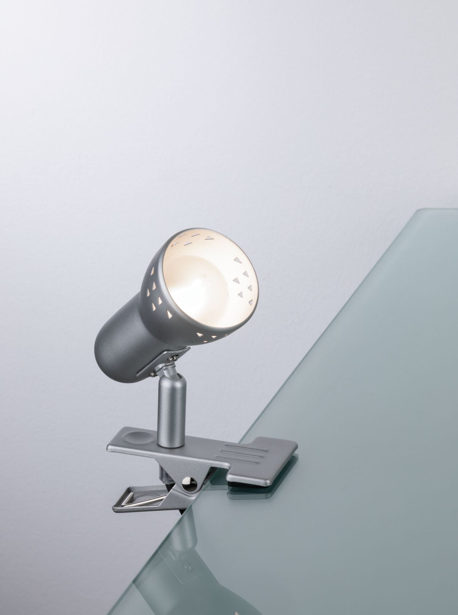 Klemmspot Gryps Eisen gebürstet 230V E14 - Paulmann - 99825